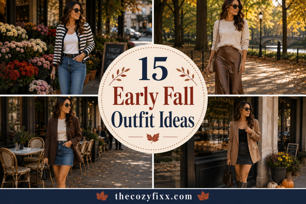 15 Early Fall Outfit Ideas