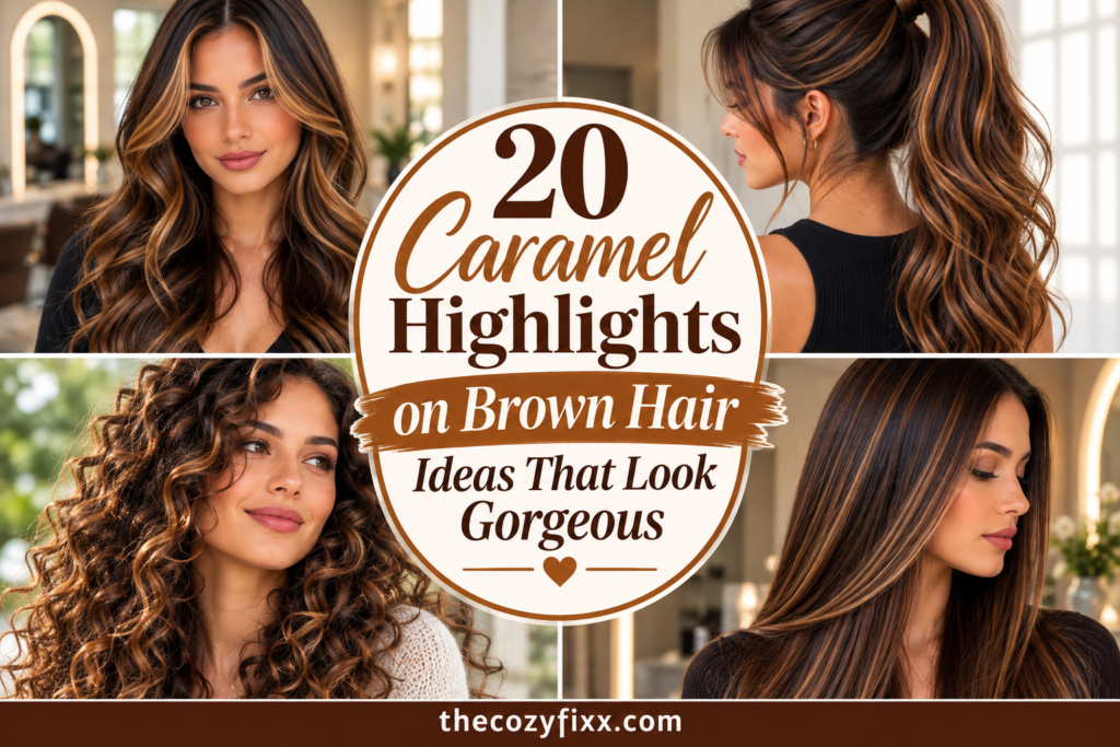 20 Caramel Highlights on Brown Hair Ideas That Look Gorgeous