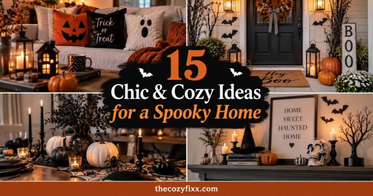 Chic and Cozy Halloween Home Ideas
