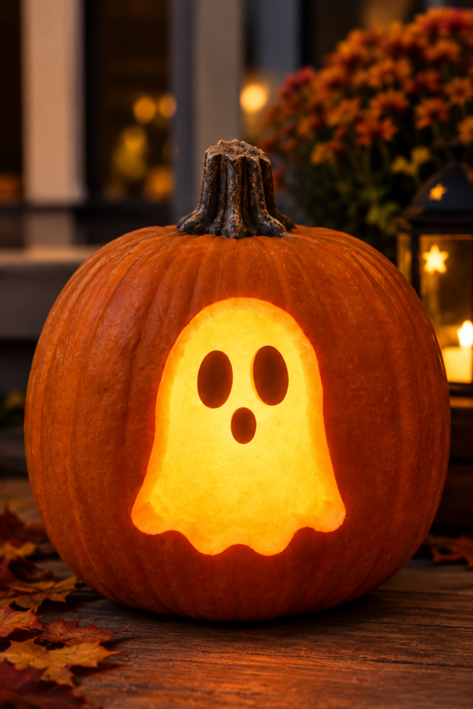 Ghost Pumpkin Carving Ideas