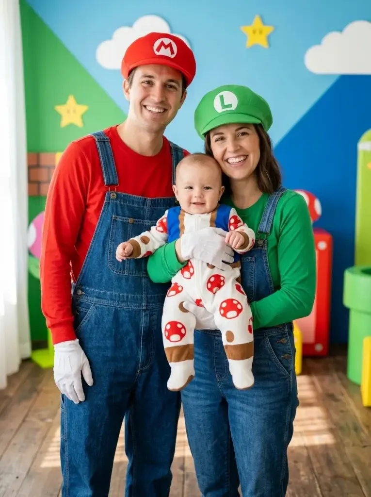 Family Halloween Costumes with Baby