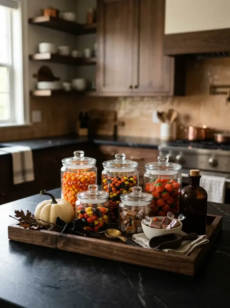 Set Up an Apothecary-Inspired Halloween Treat Station